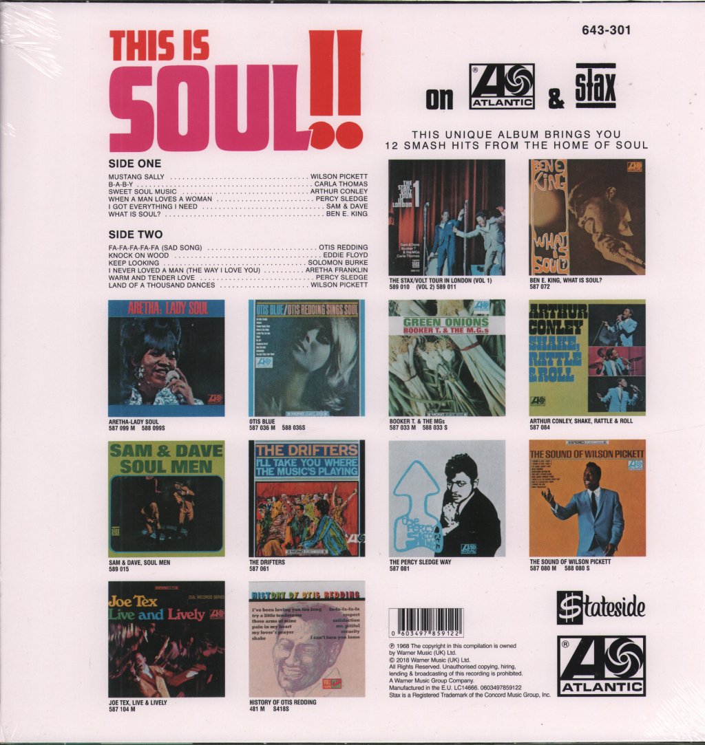 Various Artists - This Is Soul - Lp