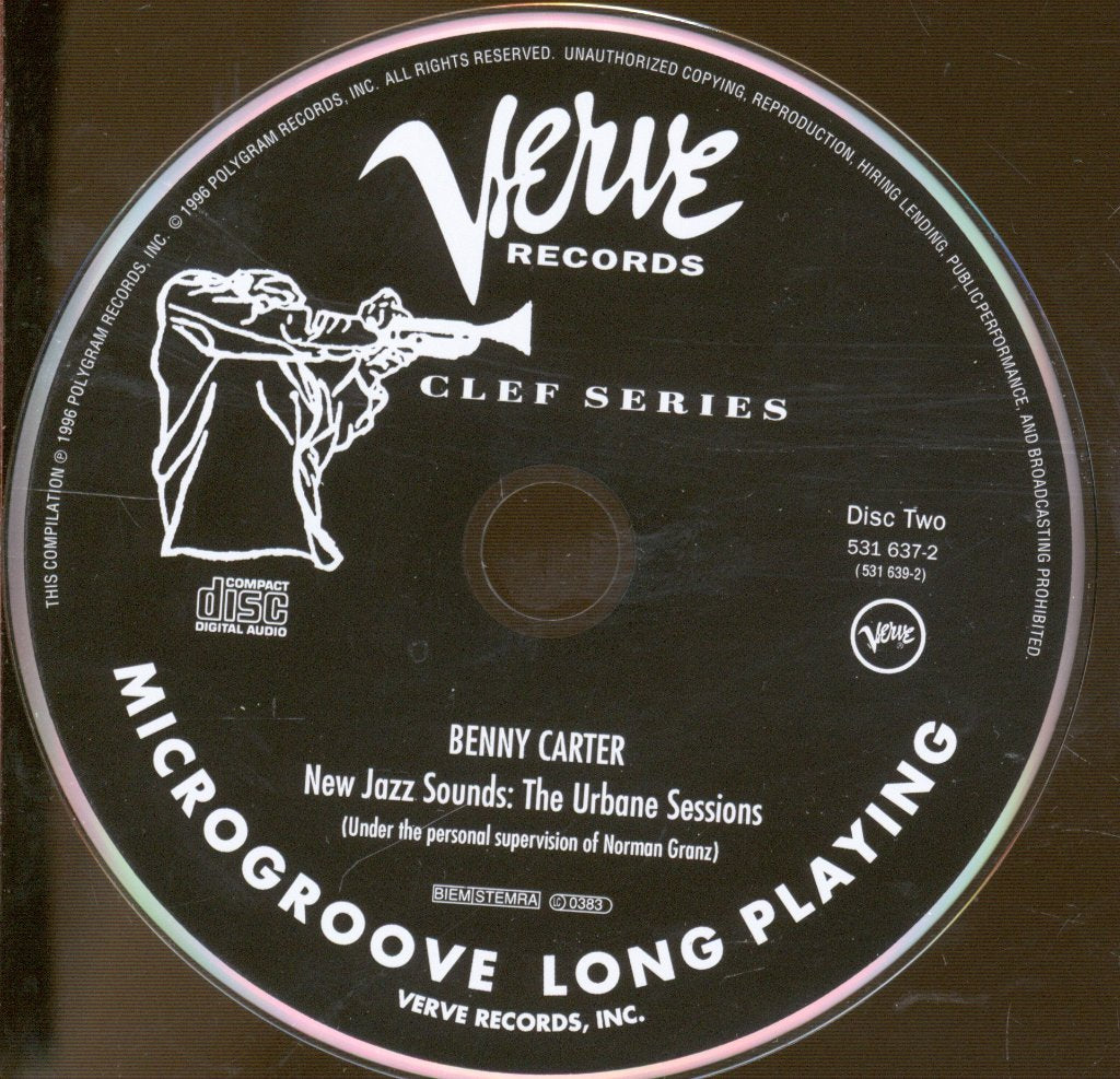 Benny Carter - New Jazz Sounds: The Urbane Sessions - Double Cd