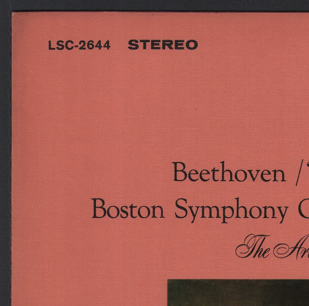 Erich Leinsdorf / Boston Symphony Orchestra - Beethoven - "Eroica" Symphony - Lp
