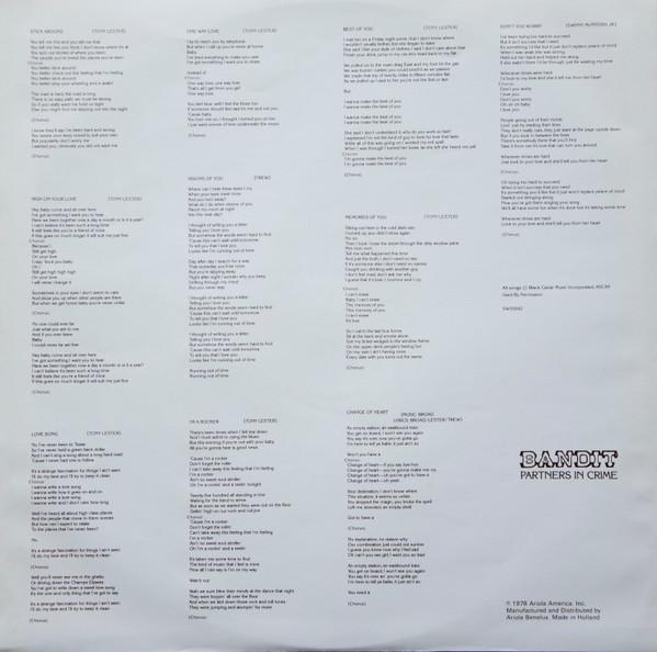 Bandit - Partners In Crime - Lp
