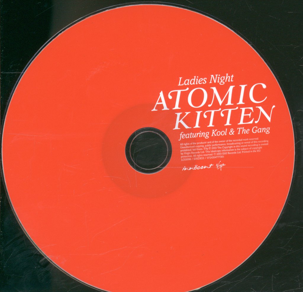 Atomic Kitten Featuring Kool And The Gang - Ladies Night - Cd