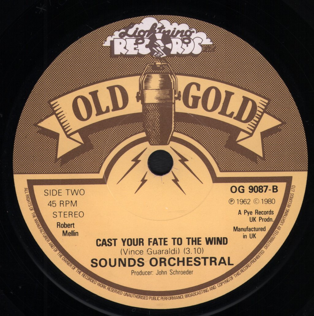 Kenny Ball And His Jazz Men / Sounds Orchestral - Midnight In Moscow / Cast Your Fate To The Wind - 7 Inch