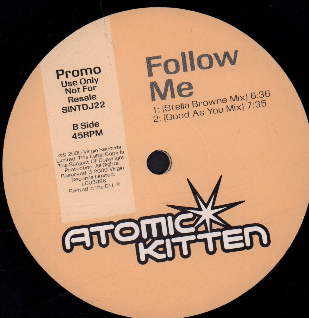 Atomic Kitten - Follow Me - 12 Inch