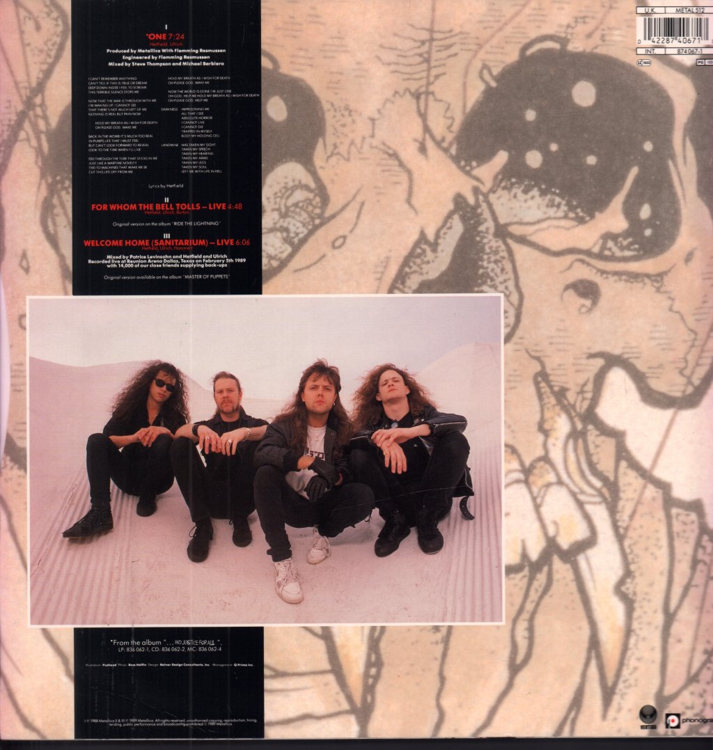 Metallica - One - 12 Inch