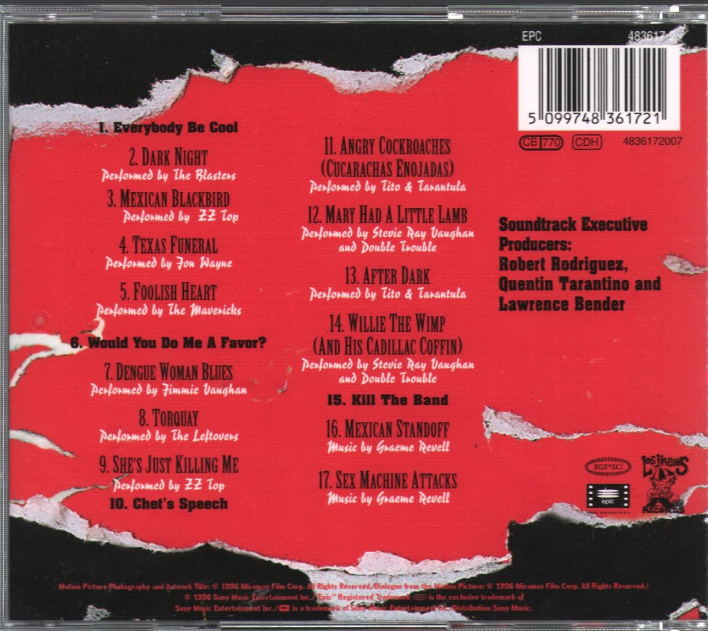 From Dusk Till Dawn - Music From The Motion Picture - Cd