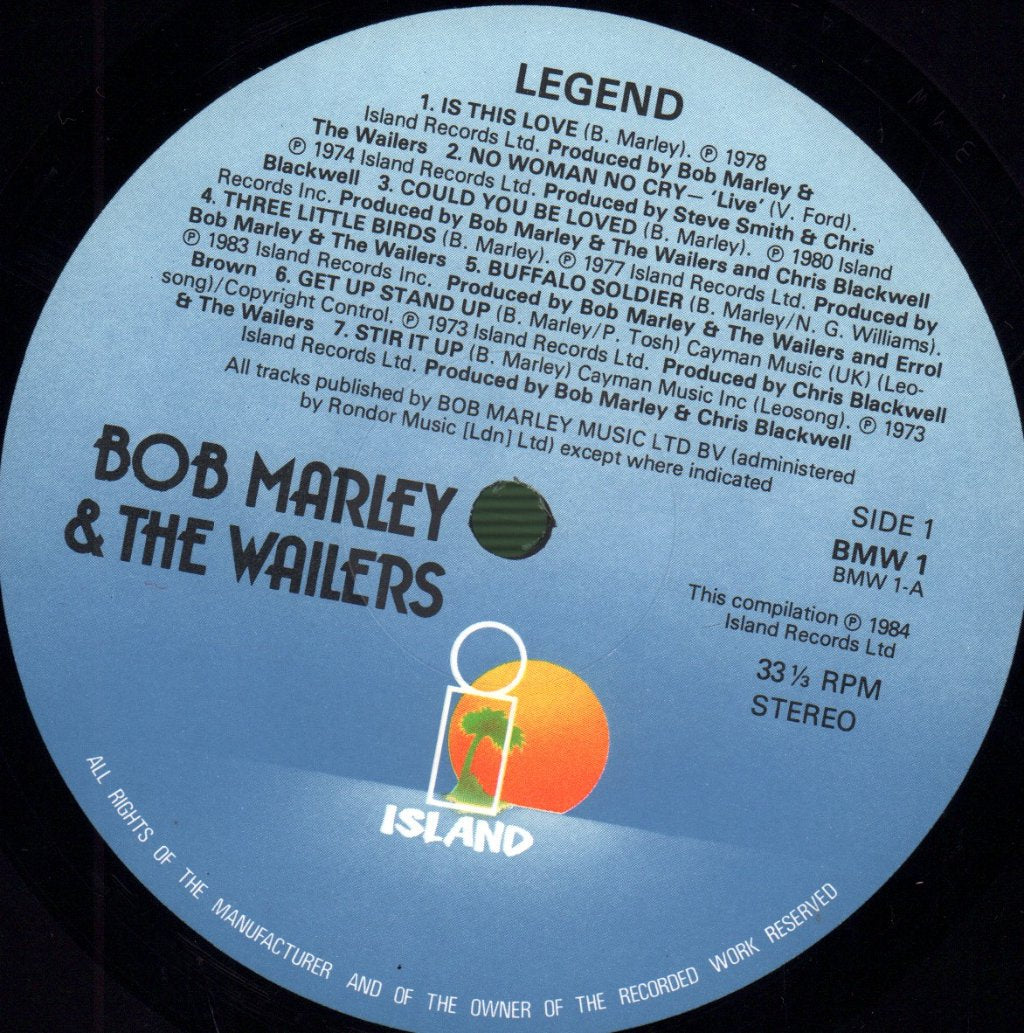 Bob Marley And The Wailers - Legend - Lp