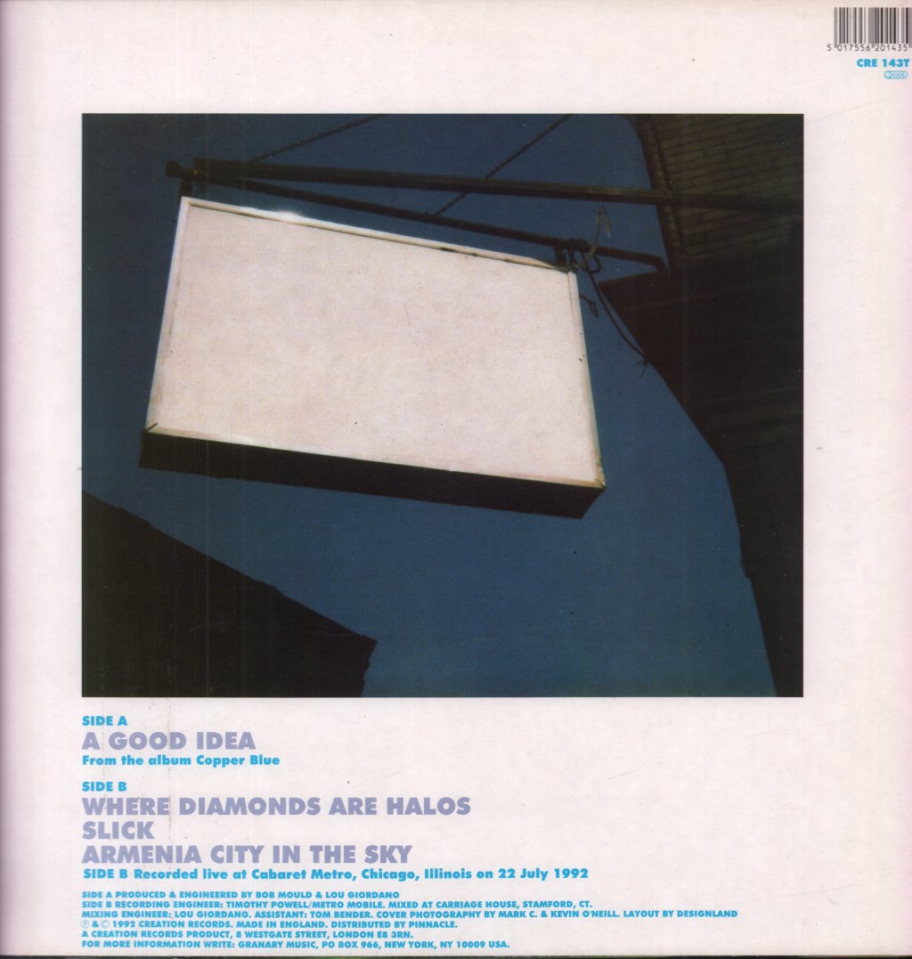 Sugar (Bob Mould's Group) - A Good Idea - 12 Inch