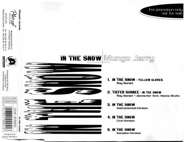 Mungo Jerry - In The Snow - Cd