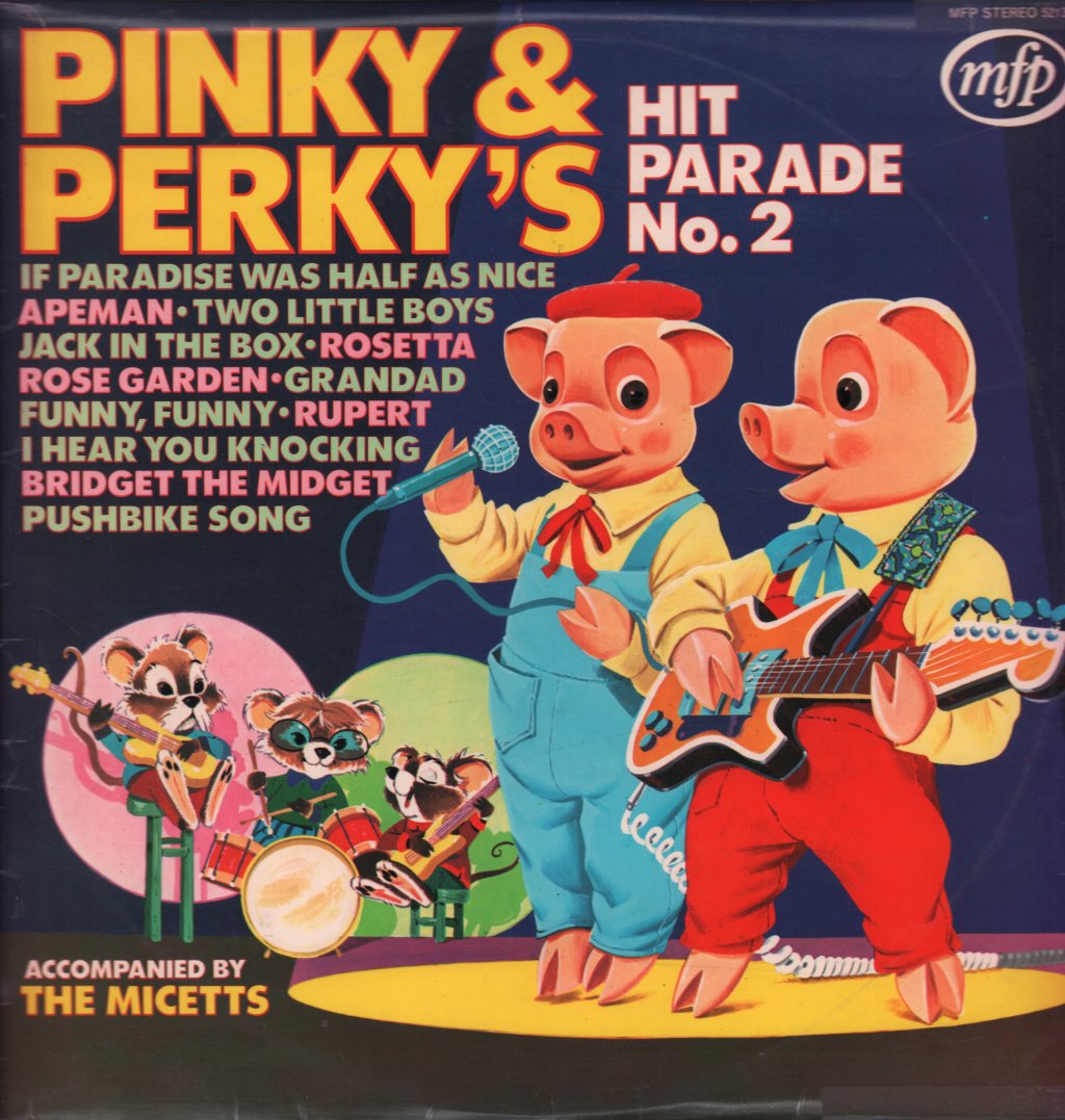 Pinky & Perky Accompanied By The Micetts - Pinky & Perky's Hit Parade No. 2 - Lp
