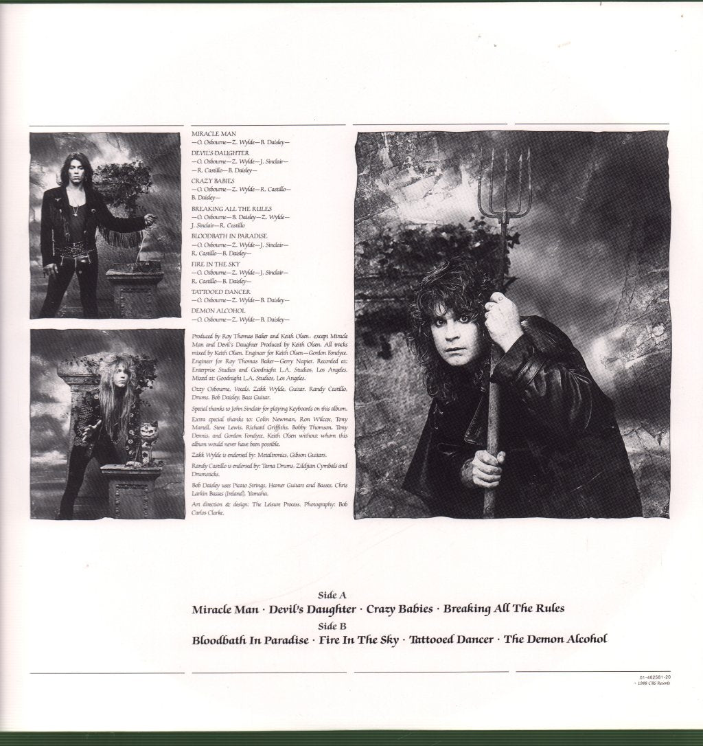 Ozzy Osbourne - No Rest For The Wicked - Lp