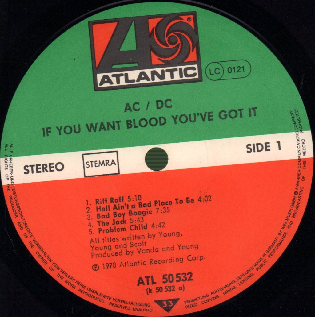 AC/DC - If You Want Blood - Lp