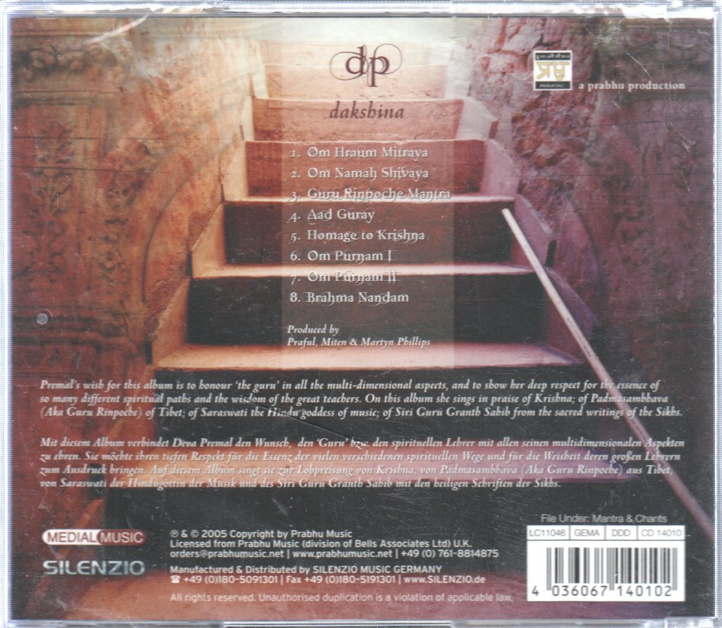 Deva Premal - Dakshina - Cd