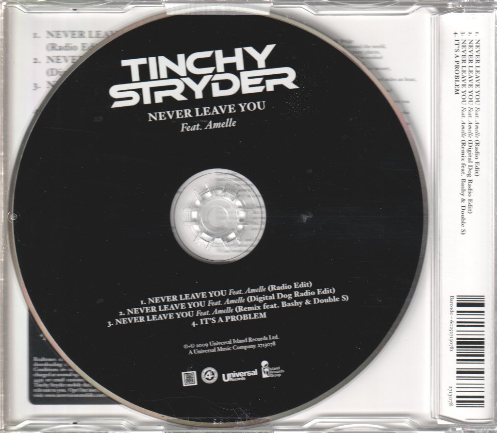 tinchy stryder feat. amelle - Never Leave You - Cd