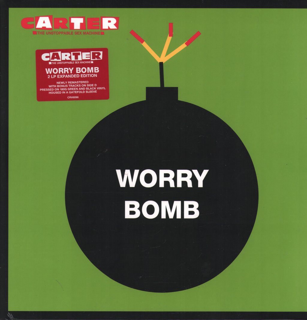 Carter The Unstoppable Sex Machine - Worry Bomb [2025 Remaster] - Double Lp