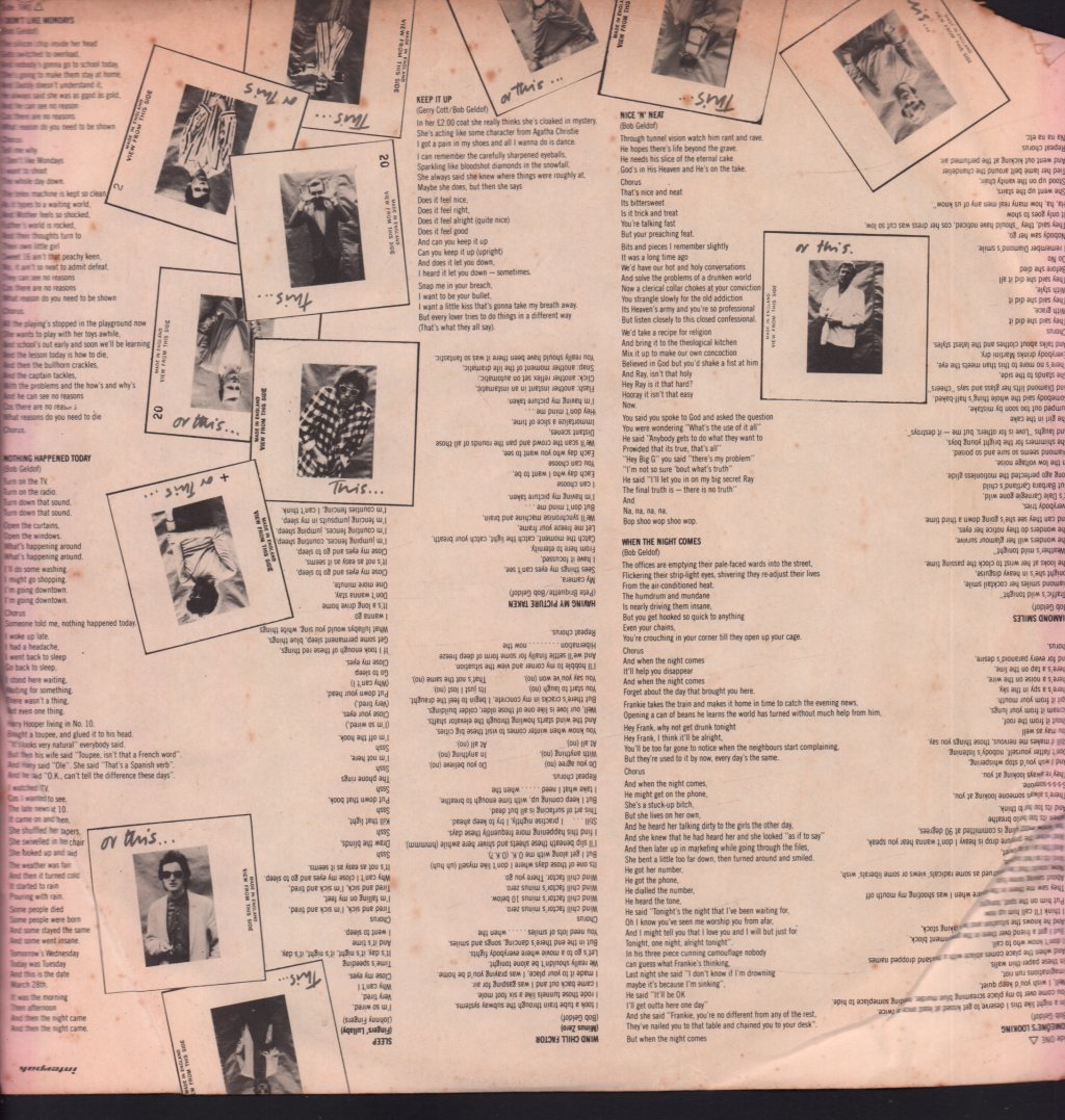 Boomtown Rats - Fine Art Of Surfacing - Lp