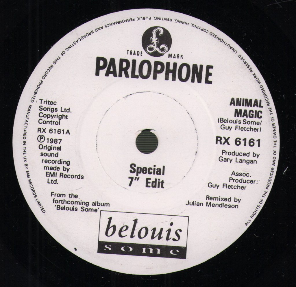Belouis Some - Animal Magic - 7 Inch