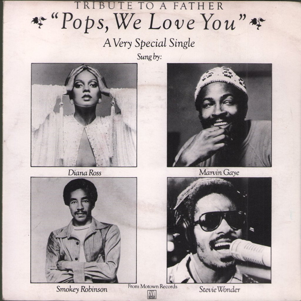 Diana Ross,Marvin Gaye,Smokey Robinson + Stevie Wonder - Pops We Love You - 7 Inch