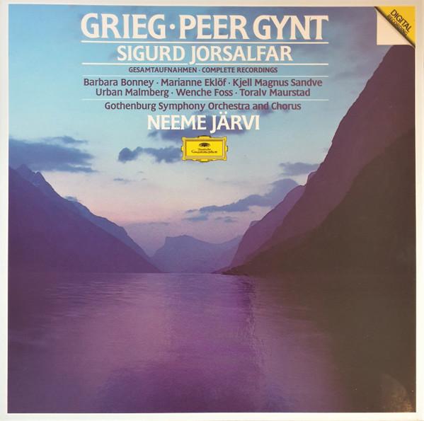 Neeme Jarvi - sigurd jorsalfar grieg Peer Gynt - Double Lp