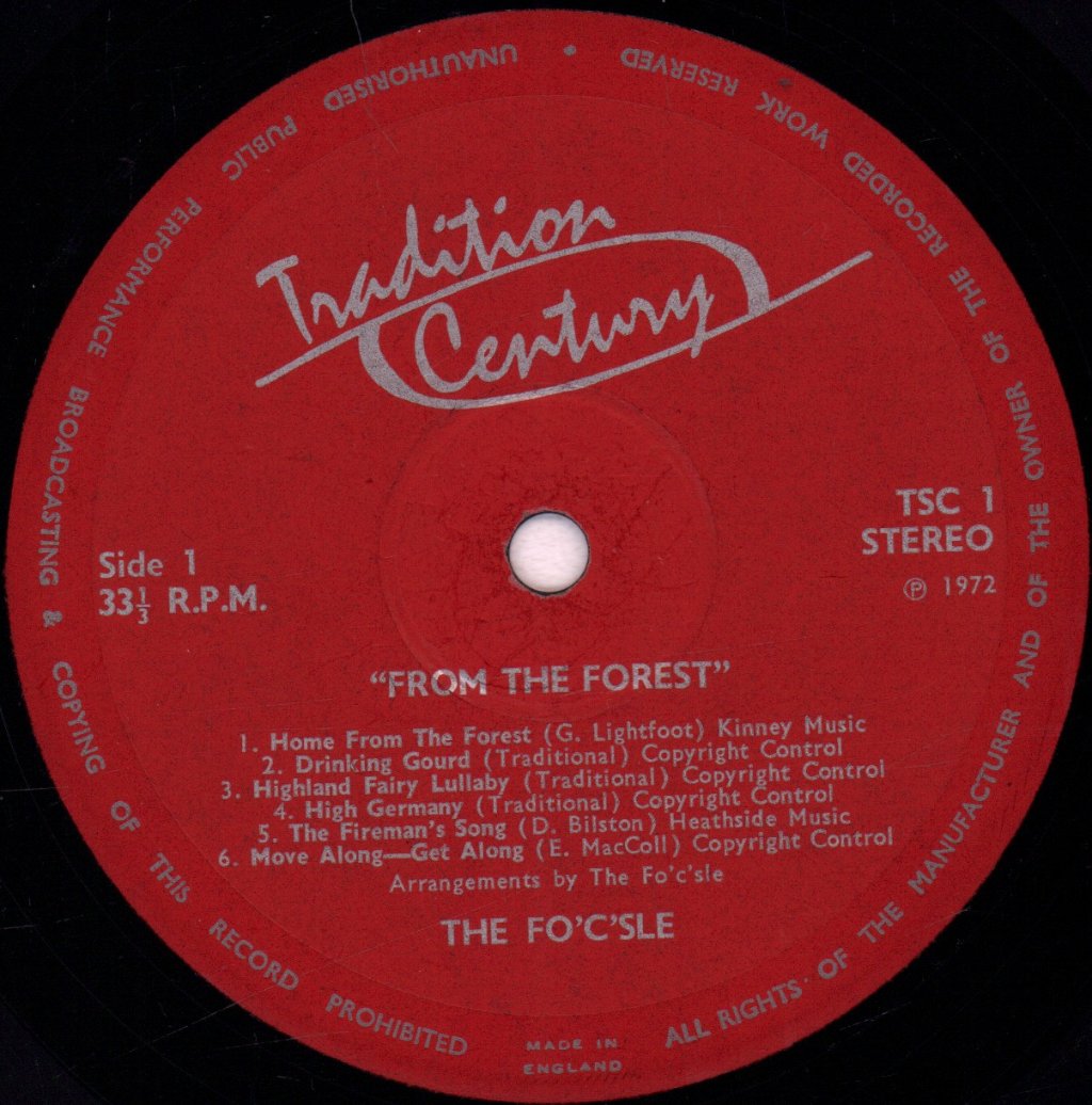 Fo'c'sle - From the Forest - Lp