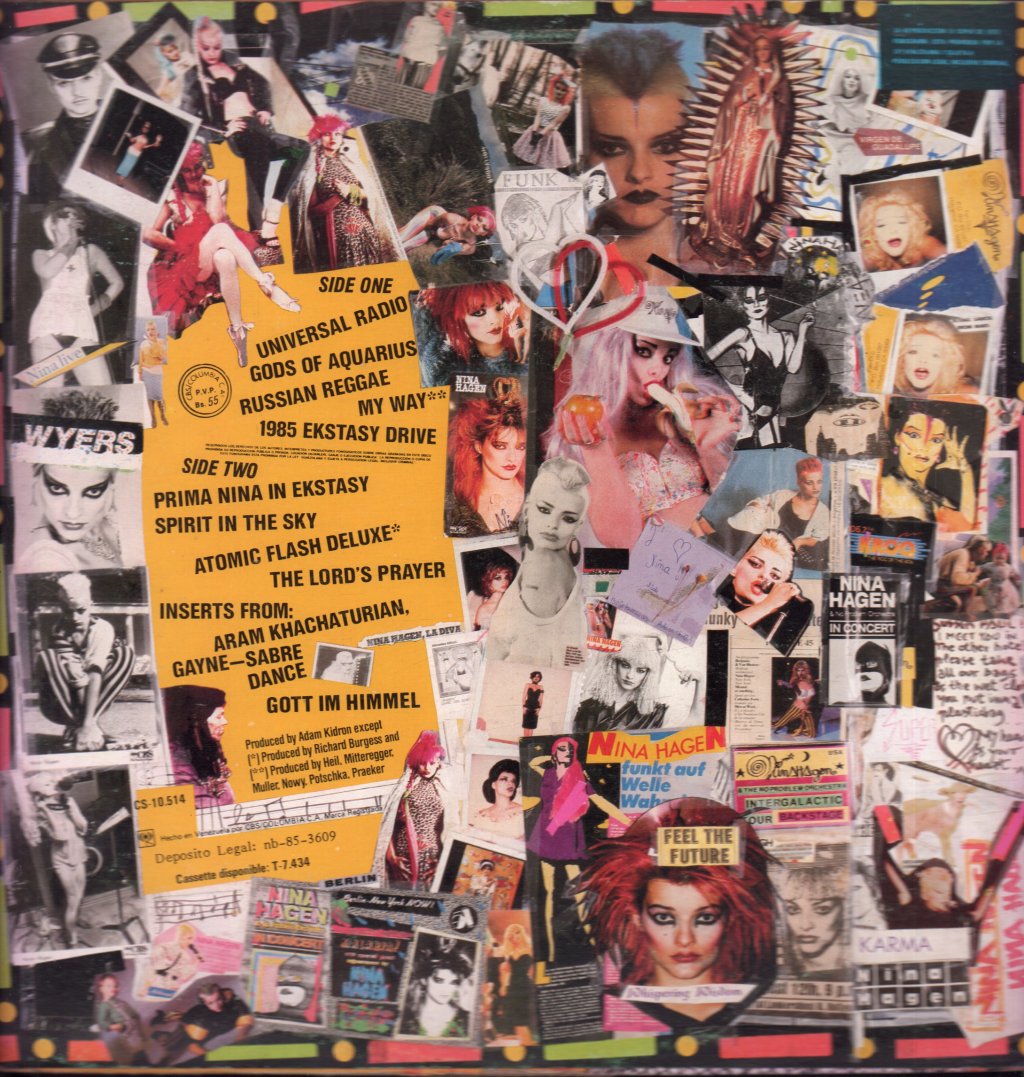 Nina Hagen - In Ekstasy ( En Extasis ) - Lp