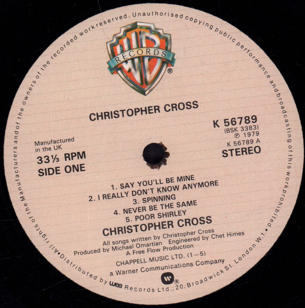 Christopher Cross - Christopher Cross - Lp