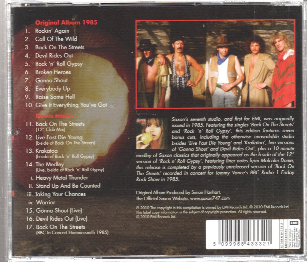 Saxon - Innocence Is No Excuse - Cd