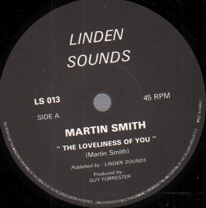 Martin Smith - Loveliness of You - 7 Inch