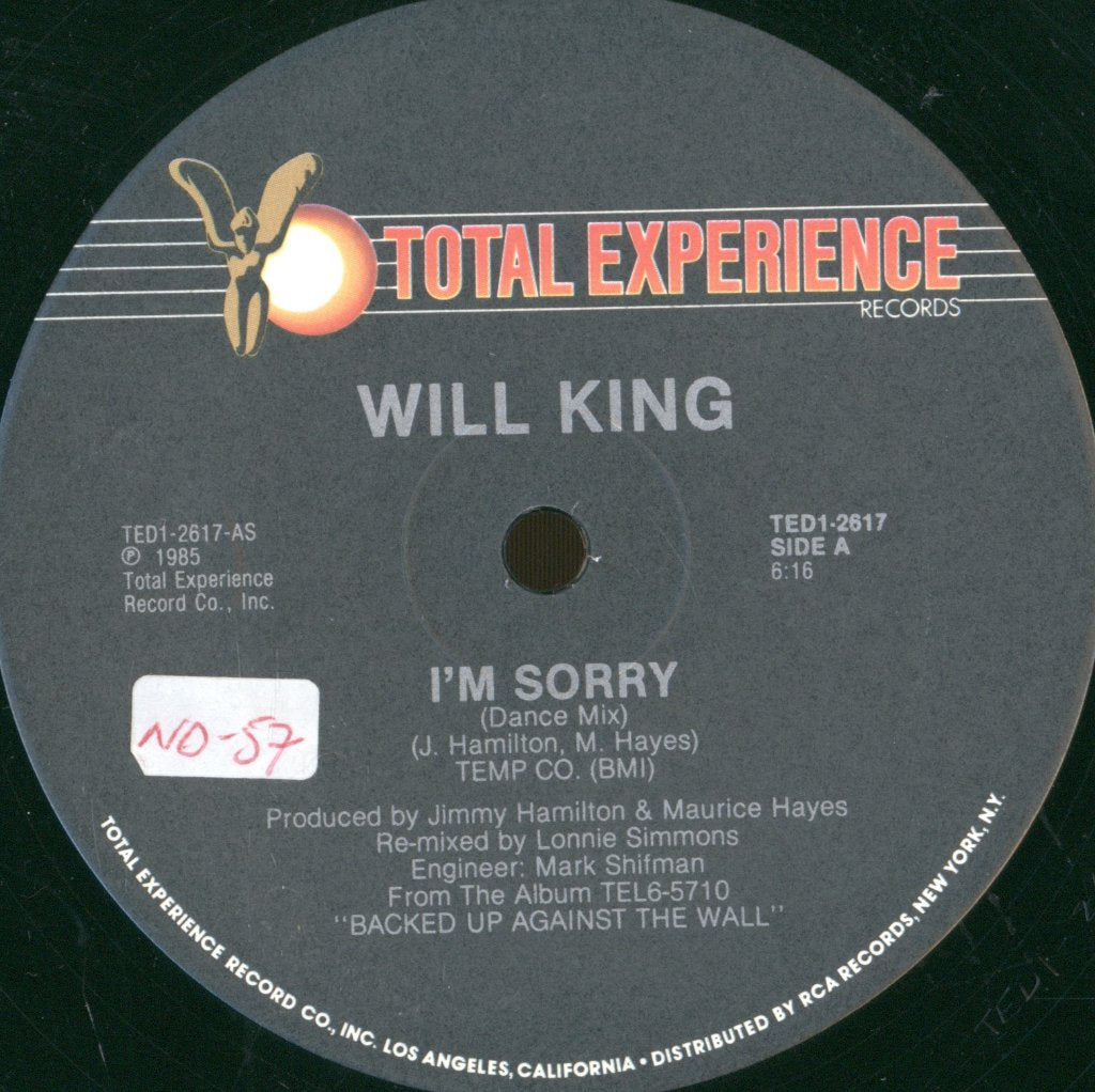 Will King - I'm Sorry - 12 Inch