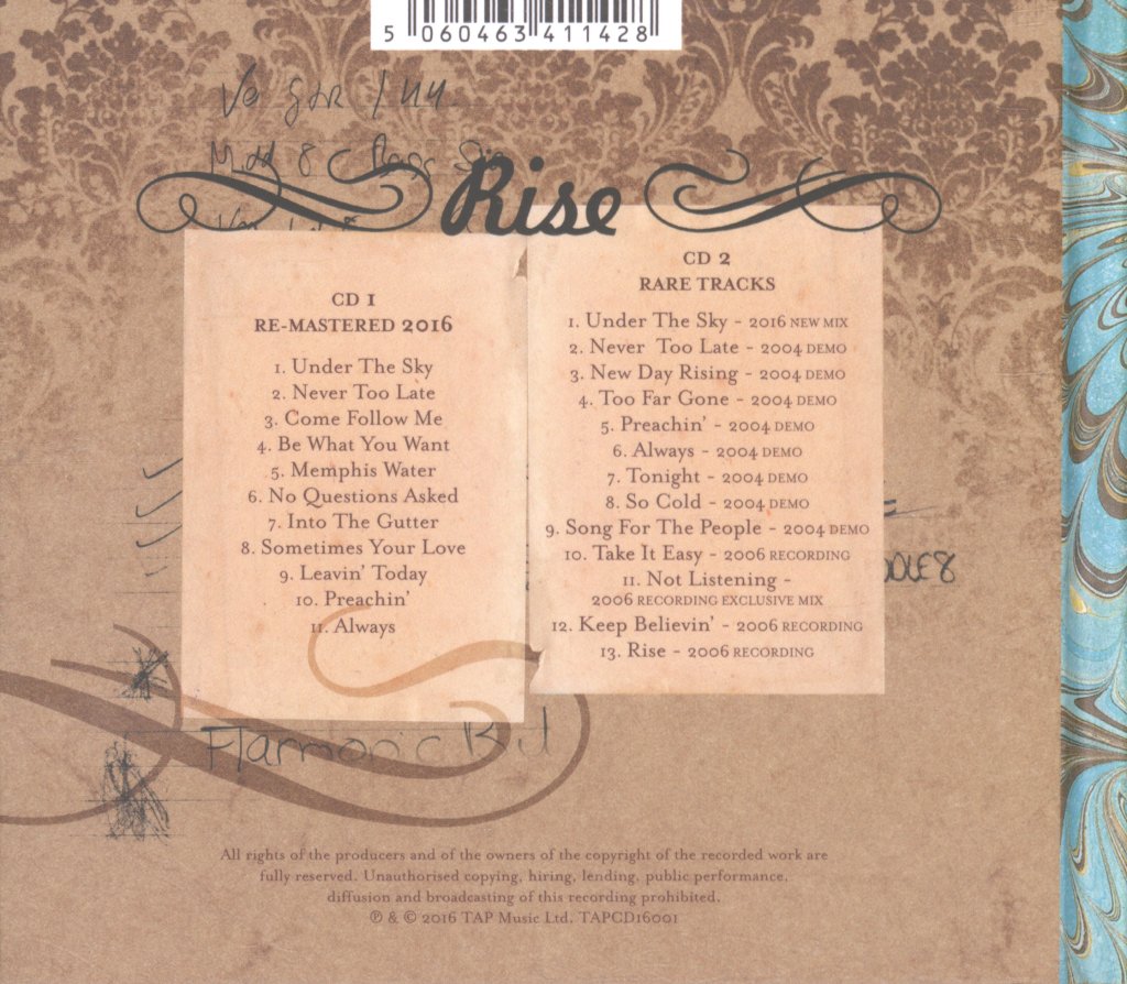 Answer - Rise (10th Anniversary Edition) - Double Cd