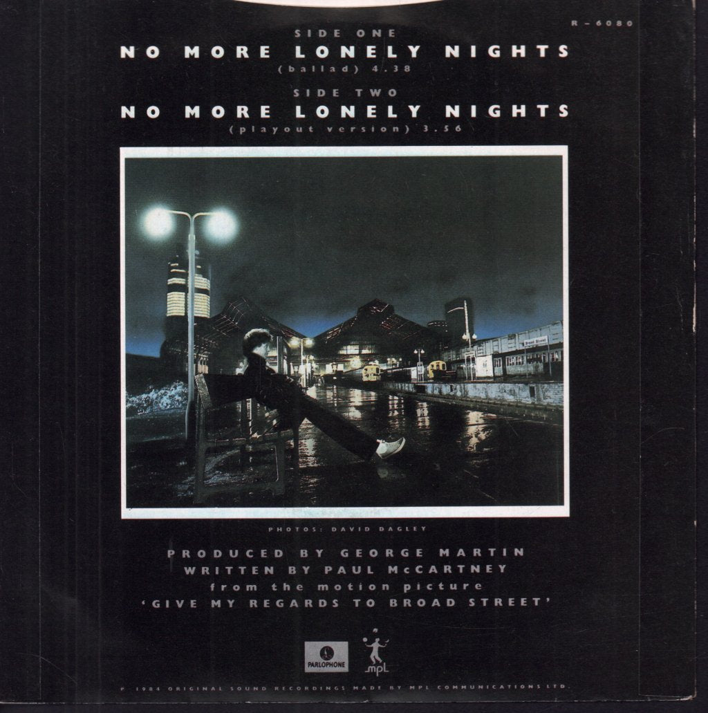 Paul McCartney - No More Lonely Nights - 7 Inch