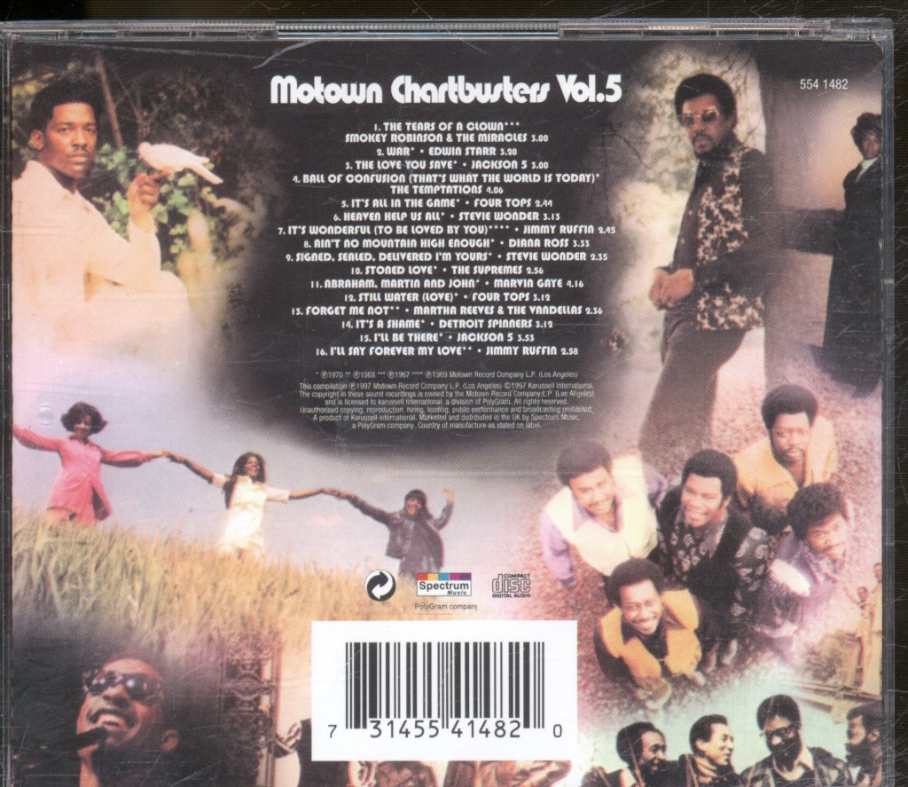 Various Artists - Motown Chartbusters Vol. 5 - Cd