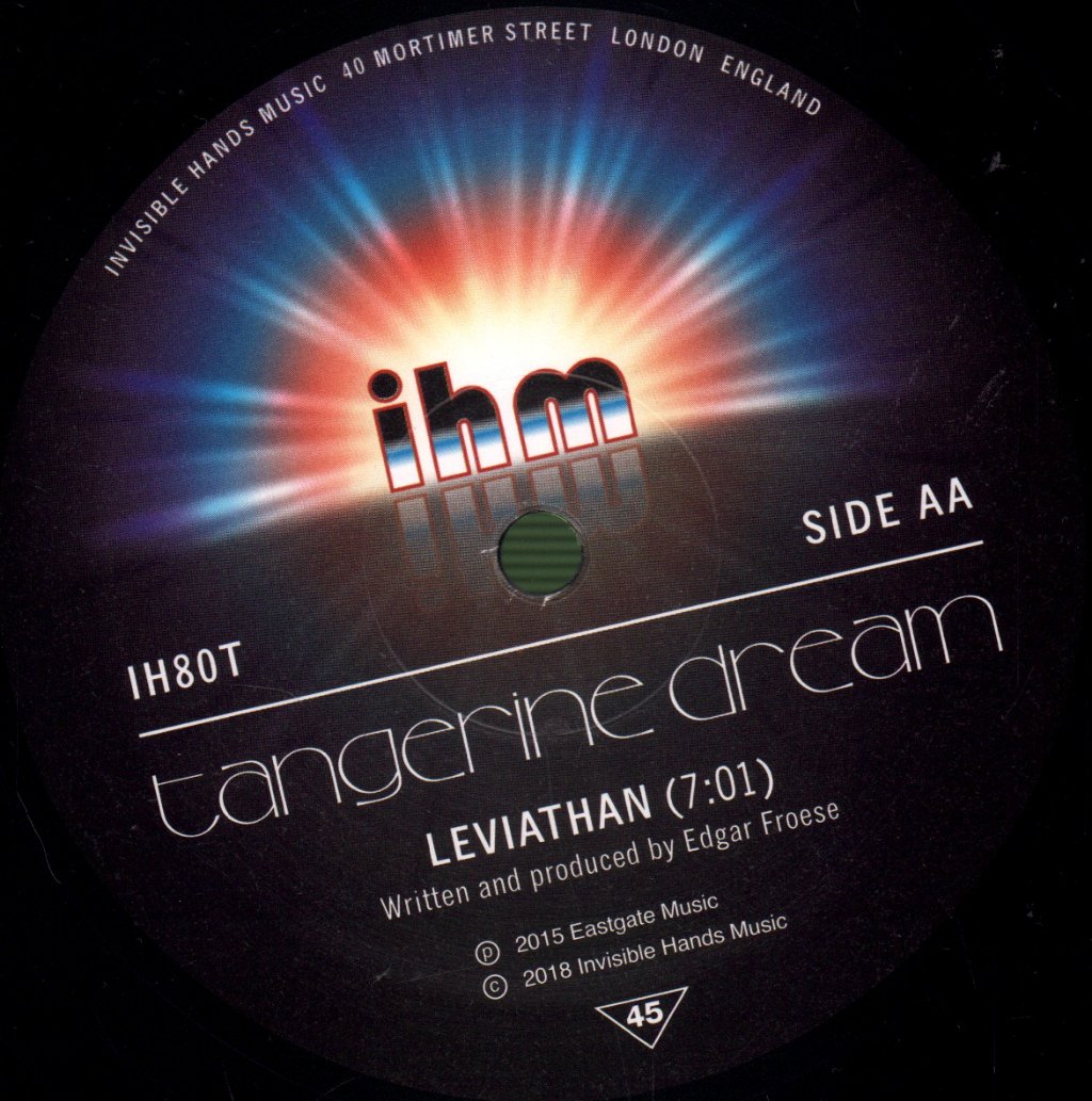 Tangerine Dream - Run To Vegas / Leviathan - 12 Inch