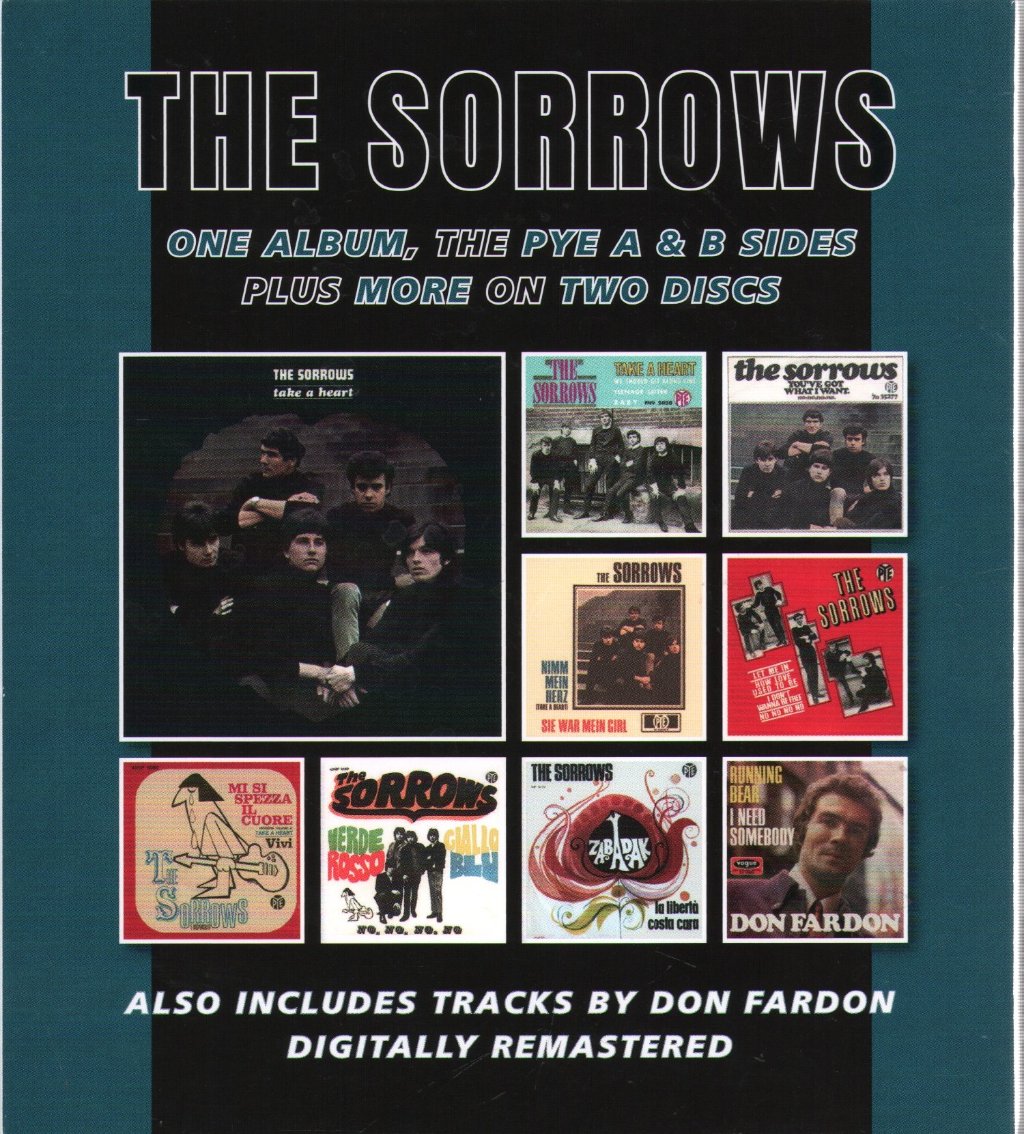 Sorrows - One Album, The Pye A & B Sides Plus More On Two Discs - Double Cd