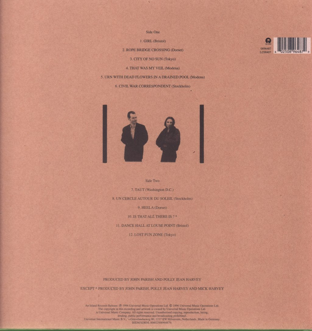 John Parish And Polly Jean Harvey - Dance Hall At Louse Point - Lp