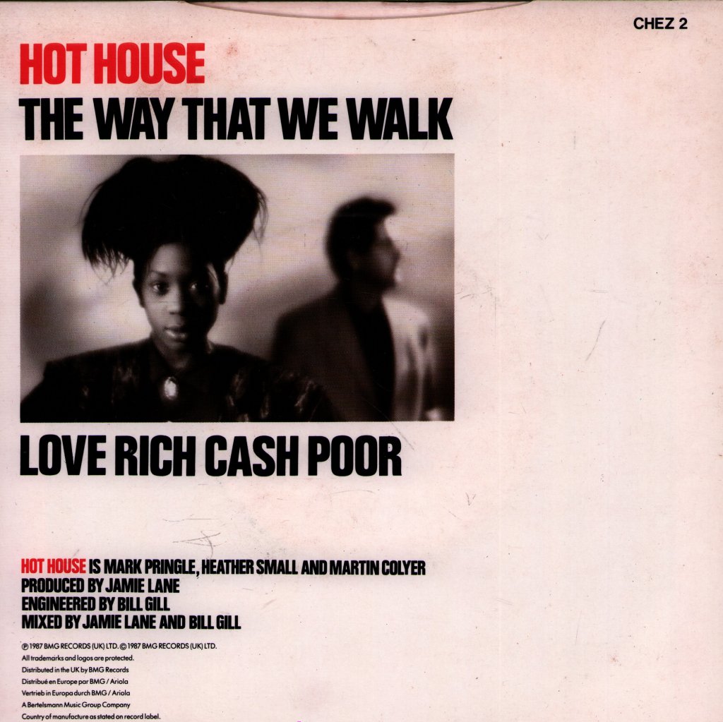 Hot House - Way That We Walk - 7 Inch