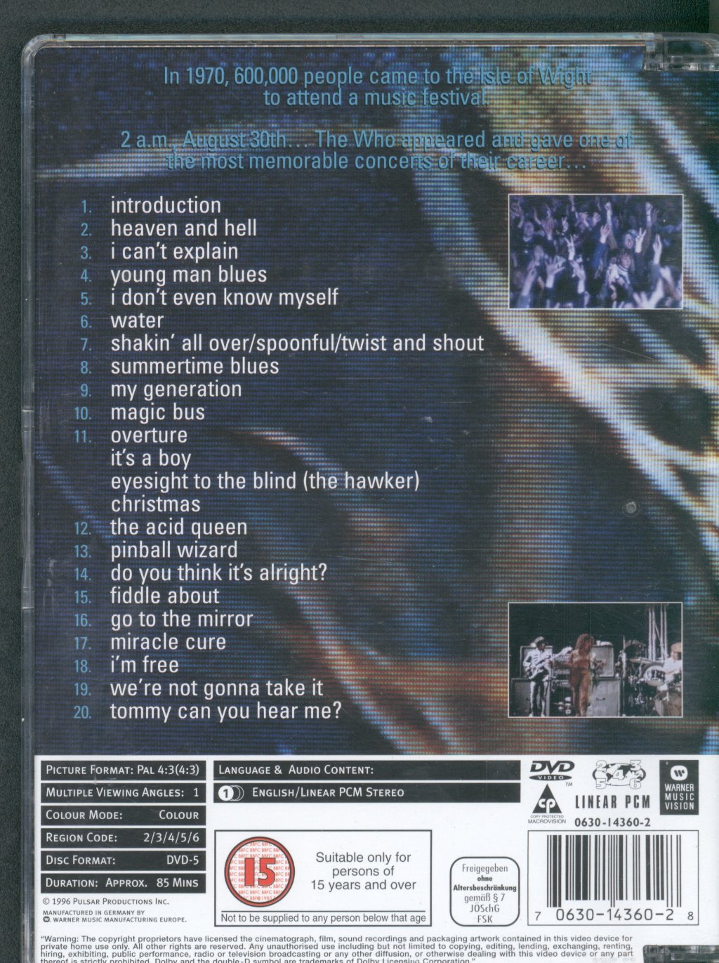 Who - Vegas Job - The Who Reunion Concert Live In Vegas - Dvd