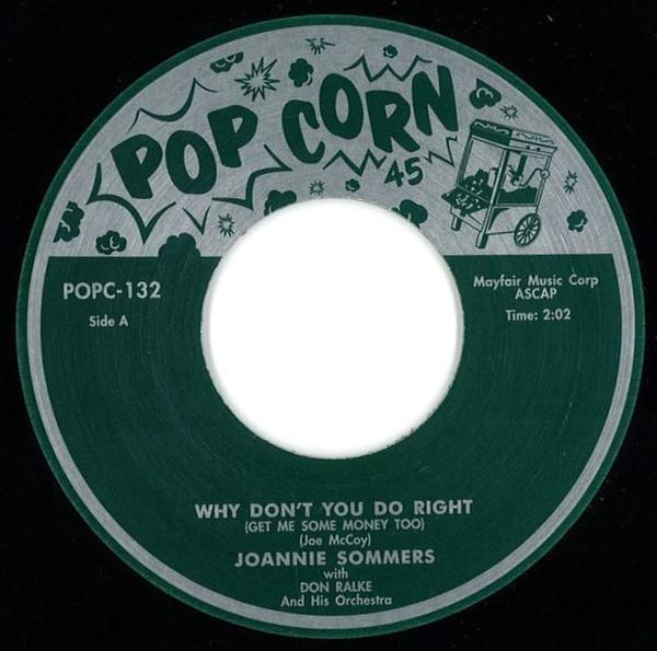 Joanie Sommers - Why Don't You Do Right (Get Me Some Money Too) - 7 Inch