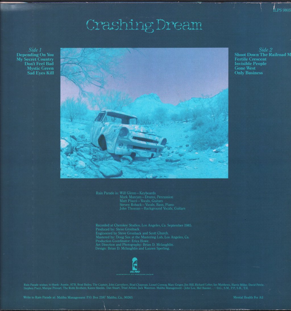 Rain Parade - Crashing Dream - Lp