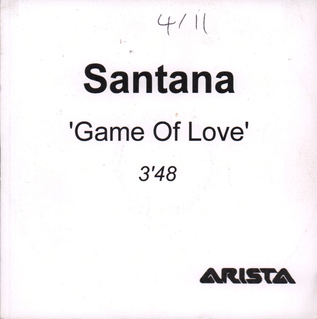 Santana - Game Of Love - Cdr