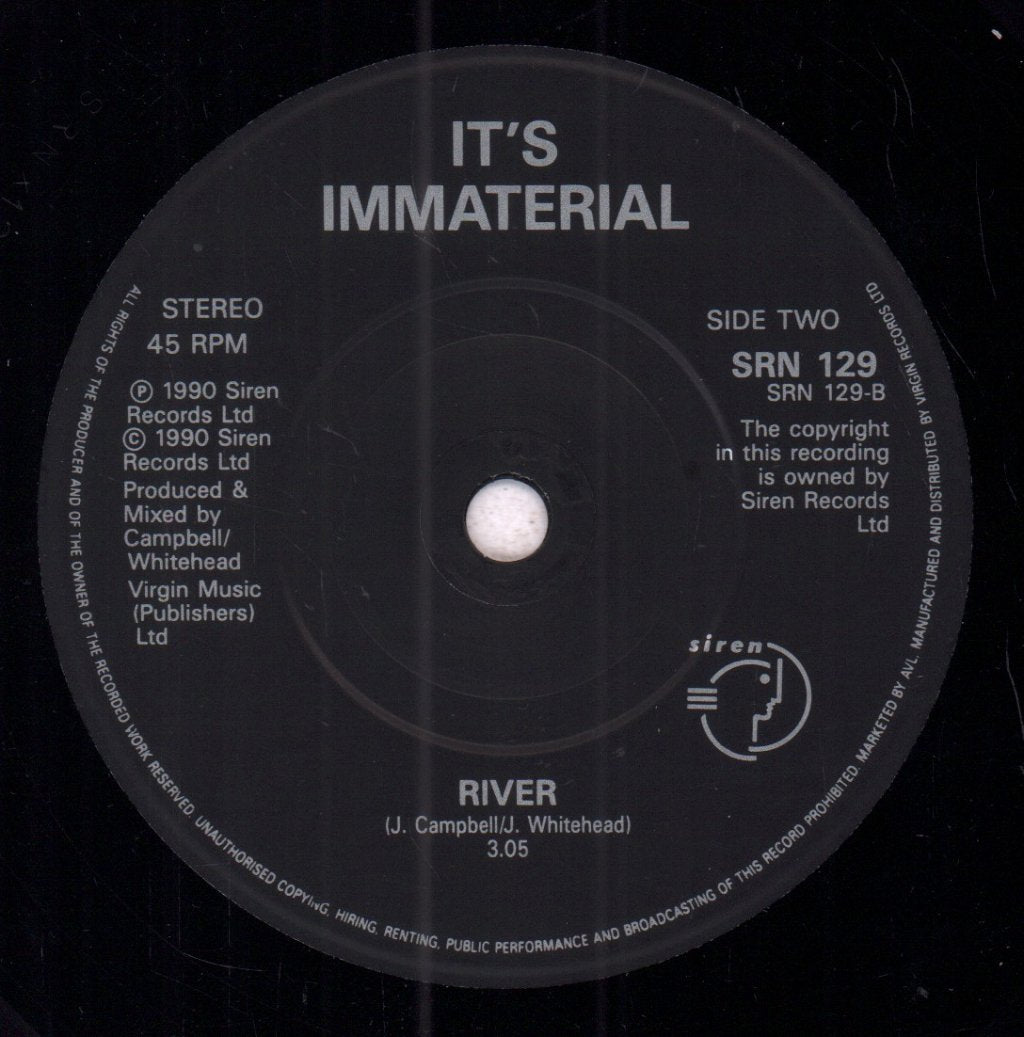 It's Immaterial - Heaven Knows - 7 Inch