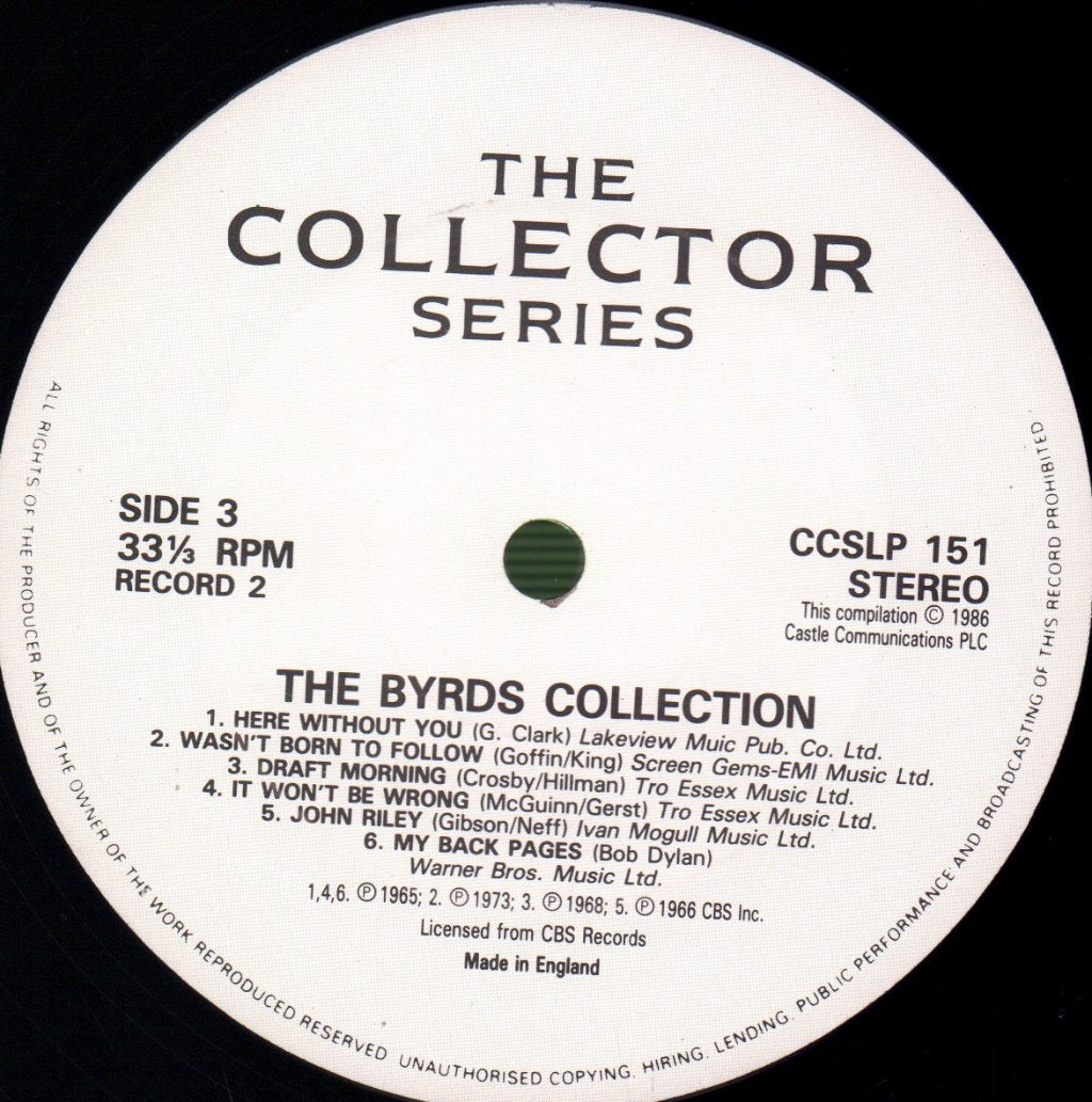 Byrds - Byrds Collection - Double Lp
