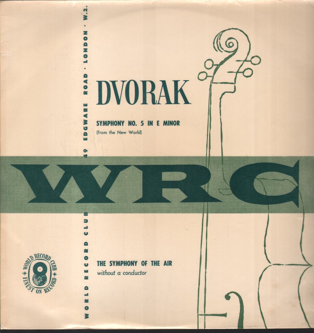 Symphony Of The Air - Dvorak - Symphony No. 5 - E Minor (From The New World) - Lp