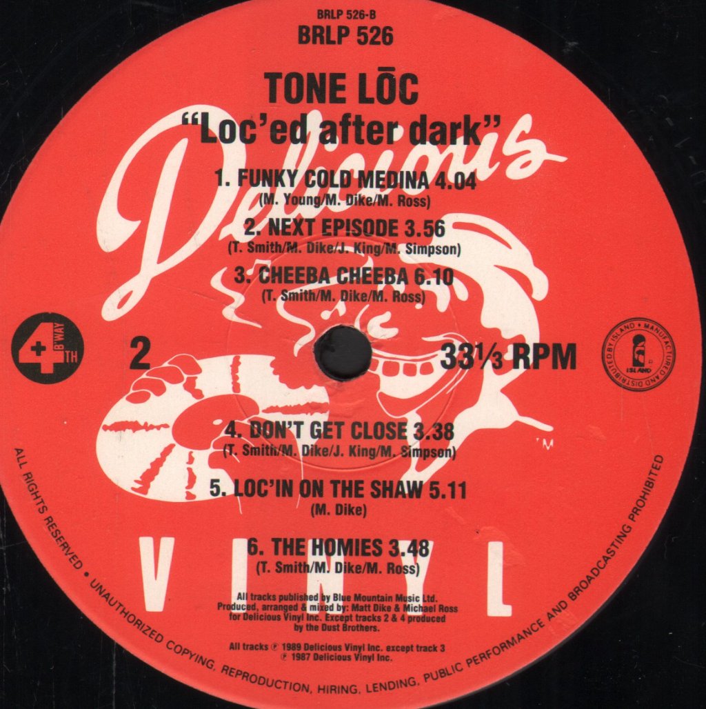 Tone Loc - Loc'ed After Dark - Lp