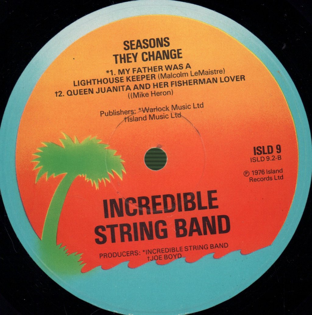 Incredible String Band - Seasons They Change - Double Lp