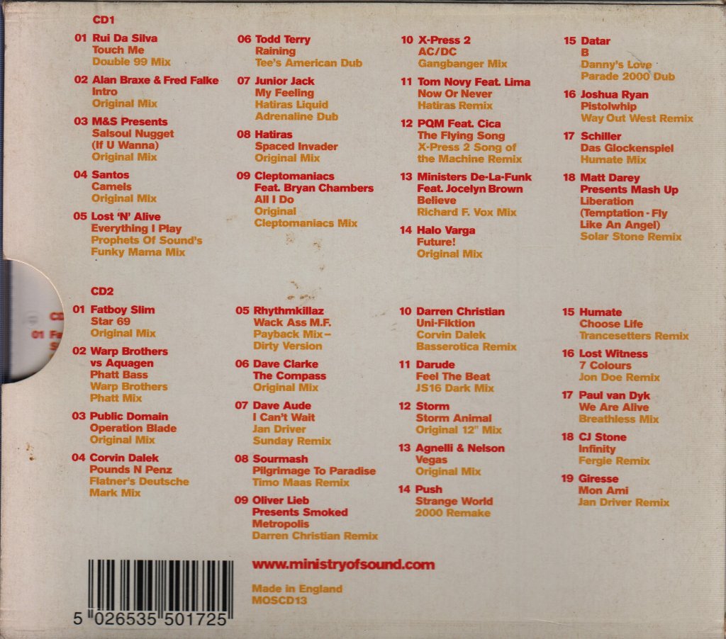 Tall Paul - Clubber's Guide To... 2001 - Double Cd
