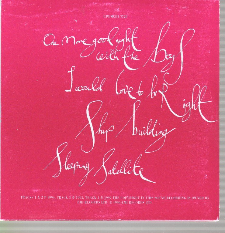 Tasmin Archer - One More Good Night With The Boys - Cd