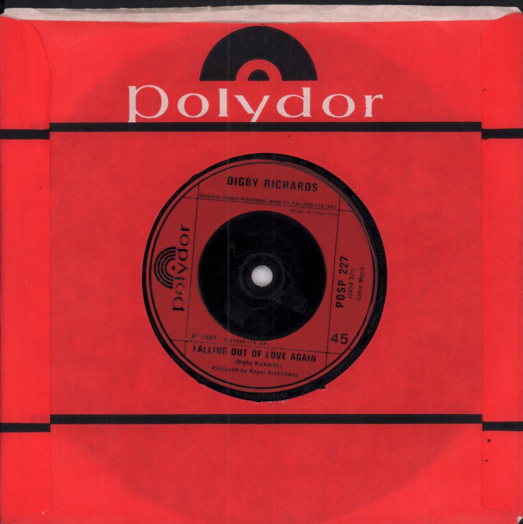 Digby Richards - Stuck Between The Loving And The Leaving - 7 Inch