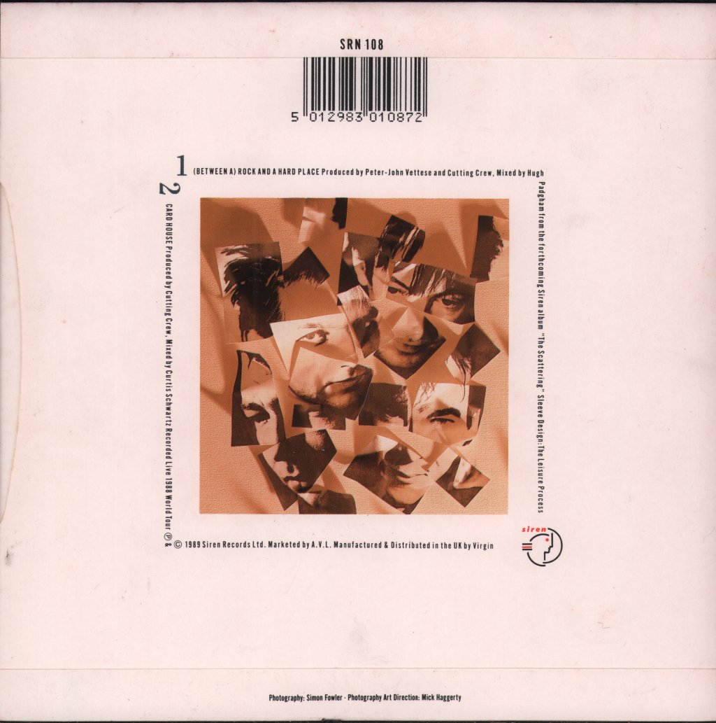 Cutting Crew - Rock And A Hard Place - 7 Inch