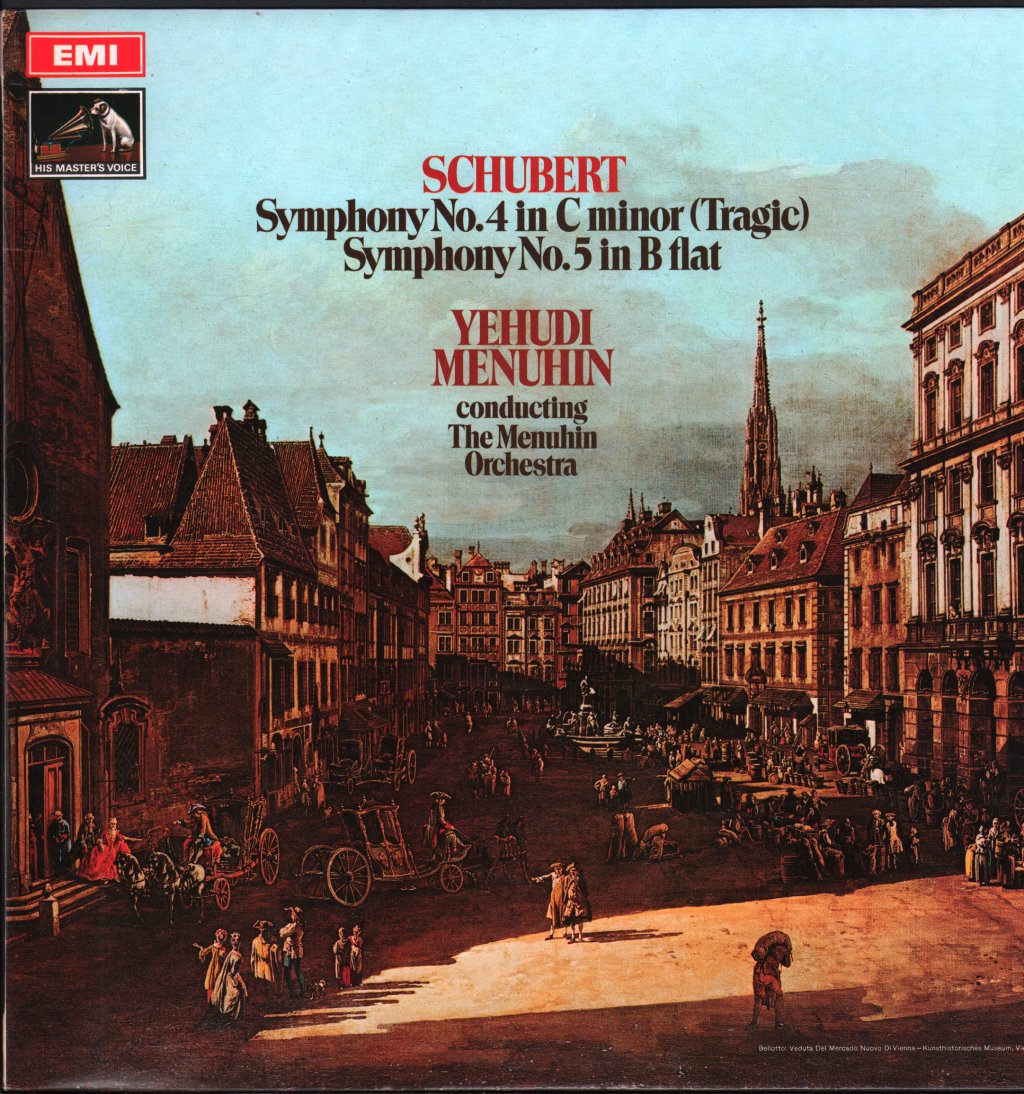 Yehudi Menuhin / Yehudi Menuhin Orchestra - Schubert - Symphony No. 4 In C Minor (Tragic) / Symphony No. 5 In B Flat - Lp