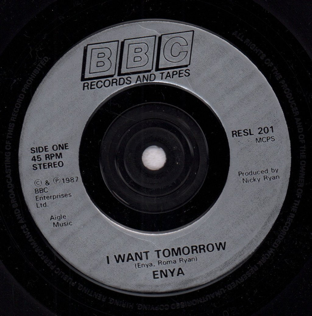 Enya - I Want Tomorrow - 7 Inch